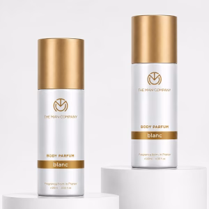 The Man Company Blanc No Gas Deodorant for Man | Long Lasting Fragrance | No Gas Deodorant Combo Set for Man | Luxury Premium Body Spray - 120ml * 2