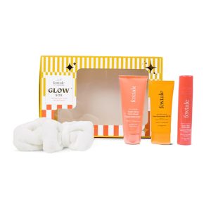 Foxtale Glow S.O.S Kit | Super Glow Face Wash + Super Glow Moisturizer + SPF 50 Glow Sunscreen + Free Bow Headband | Removes Tan, Hydrates & Protects Skin | For All Skin Types | Unisex