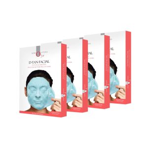 O3+ D-Tan Facial kit for tan removal & brightness for tanned & dull skin 180g ( Pack of 4)