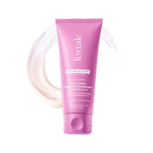 Foxtale Gel Sunscreen for Oily Skin, SPF 50 PA++++, In-Vivo Tested, 50ml