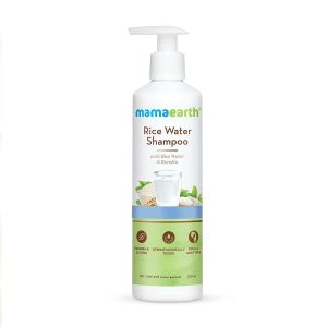Mamaearth Rice Water Shampoo with Rice Water & Keratin For Damage Repair - 250 ml | Reduces Split Ends | Prevents Breakage