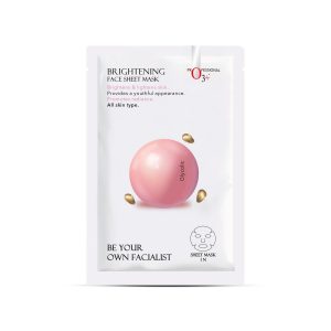 O3+ Facialist Brightening Face Sheet Mask With Glycolic (30g), Reduces Uneven Skin Tone | Brightens And Lightens Skin | For All Skin Type