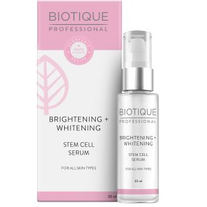 Biotique Professional Brightening + Whitening Stem Cell Serum 30ml