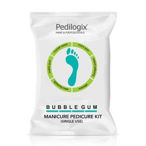 O3+ Pedilogix Bubblegum Manicure Pedicure Kit for Hand and Feet Lightening, Softening and Massage (1 Pc, 55 g 10ML)
