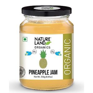 Natureland Organics Pineapple Jam 250gm - Healthy Organic Jams