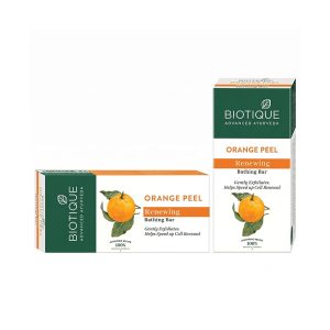 Biotique Orange Peel Revitalizing Body Soap | Exfoliated and Speed Cell Renewal | Deeply Cleanses |100% Botanical Extracts| Suitable for All Skin Types | 150g