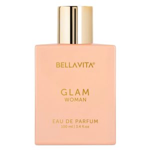Bella Vita Luxury GLAM | Long Lasting Perfume for Woman | EDP 100ml | African Orange, Jasmine & Patchouli | Floral, Fruity, Woody Premium Fragrance for Women