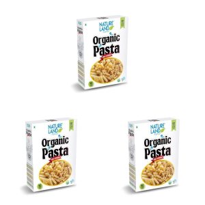 Natureland Organics Pasta Penne 250 Gm - Organic Pasta (Pack of 3)