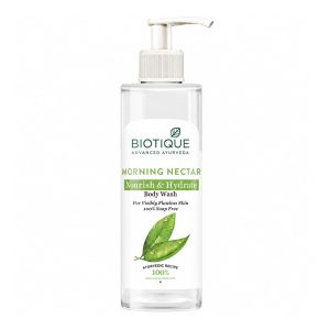 Biotique Morning Nectar Nourish & Hydrate Body Wash For Visibly Flawless Skin, 200ml