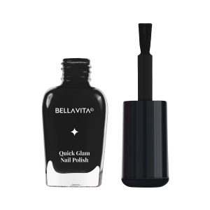 BELLAVITA Nail Polish| Vibrant Color Lustrous Shine Long Lasting | Chip Free Fast Dry Formula | Smooth Application | Clear Night | Nail Paints for women| 10 ML