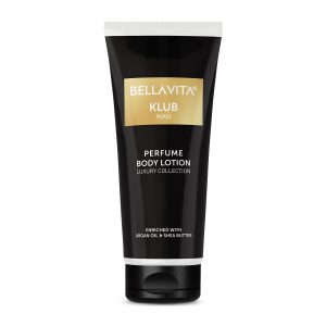 Bella Vita Luxury KLUB Man Body Perfume Lotion for Nourishing, Hydrating, Soft, Supple, Healthy Skin with Argan Oil and Shea Butter 200 ml