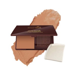 Biotique Acne Prone Natural Makeup Diva Satin Smooth 3-in-1 Compact Makeup, Almond Glow, 9g, Brown