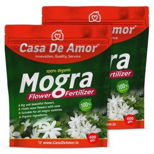 Casa De Amor Organic Plant Fertilizer for Mogra (Jasmine) Plants, Water Soluble, Promotes Growth and Flowering (800 gm)