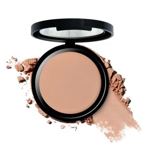 BELLAVITA SPF 50 Compact Powder for All Skin Types | Matt Finish | Hide Pores | Long Lasting | Smooth Skin Texture | Full Coverage | Warm Nude