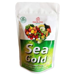 Casa De Amor Sea Gold Organic Seaweed Extract Powder, All Purpose Fertilizer and Plant Growth Booster (100 gm)