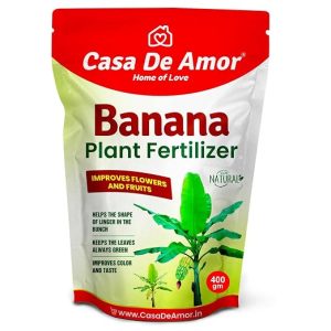 Casa De Amor Banana Plant Fertilizer, Plant Feeds & Growth Promoter for Banana Plants (400gm)