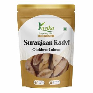 YUVIKA Suranjan Kadvi ? Suranjaan Kadwi ? Colchicum Luteum ? Bitter Suranjan ? 100 Grams | Dried Herbal Ingredient for Traditional Use