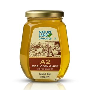 Natureland Organics A2 Desi Cow Ghee 350 ml