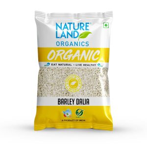 Natureland Organics Barley Dalia 500 Gm - Organic Dalia