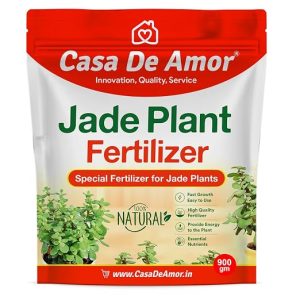 Casa De Amor Organic Jade Plant Plant Food, Heathier Greener and Shinier Leaves | Jade Good Luck Feng Shui Plant Booster (900 gm)