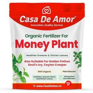 Casa De Amor Money Plant Essential Organic Plant Fertilizer, Heathier Greener And Shinier Leaves For Indoor And Outdoor Gardening (900 Gram),Powder