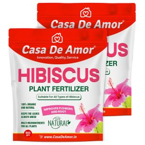 Casa De Amor Organic Hibiscus (Gudhal) Plant Food Powder For Flowering, Bright Leaves, Healthy Stems And Strong Roots (1800 Gm)