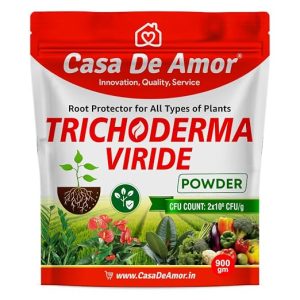 Casa De Amor Trichoderma Viride Bio-Enhancer Powder | Promotes Healthy Plant Growth & Strong Roots | Improves Soil Vitality & Natural Resistance (2x10? CFU/g) (900 gm)