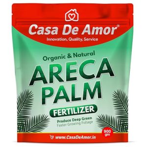 Casa De Amor Areca Palm Organic Fertilizer | For Faster Growth & Deep Green Foliage | Ideal for Indoor & Outdoor Palms | 900 gm