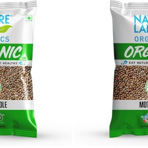 Natureland Organics Moth Whole 1 Kg (Pack of 2)