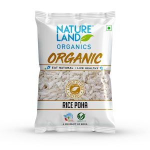 Natureland Organics White Rice Poha 500 g