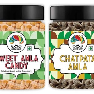 Mr. Merchant Amla Combo (Sweet amla & Chatpata Amla Cany) (Sweet & Tangy Indian Gooseberry, 600g)