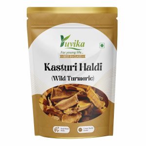 YUVIKA Kasturi Haldi - Jangli Haldi - Wild Turmeric 100 Grams