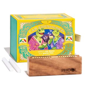 Phool Car Perfume - Zingy Lemon - Pack of 6 Cartridge - Lasts upto 75 days- Luxury Car Freshner, interior car perfumes and fresheners - Strong Lasting profile - Plug in Mechanism
