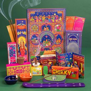 Phool Happy Diwali Gift Box 2026 by Phool | Premium Gift Hamper with Chikki, Diyas, Havan Cups, Mouth Freshener, Chikki & more | Diwali Gifts for Family, Friends & Corporate Gifting